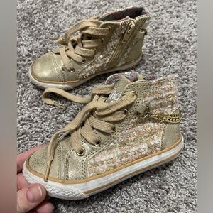 Primigi girls tweed gold Sneakers